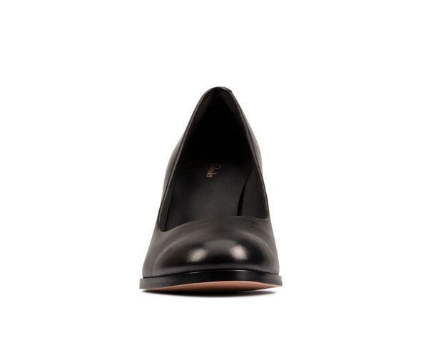 Clarks Kaylin Cara 2 Black Leather Standard Width