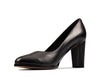 Clarks Kaylin Cara 2 Black Leather Standard Width