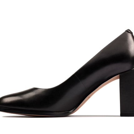 Clarks Kaylin Cara 2 Black Leather Standard Width