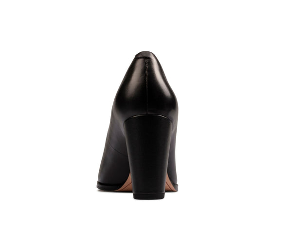 Clarks Kaylin Cara 2 Black Leather Standard Width
