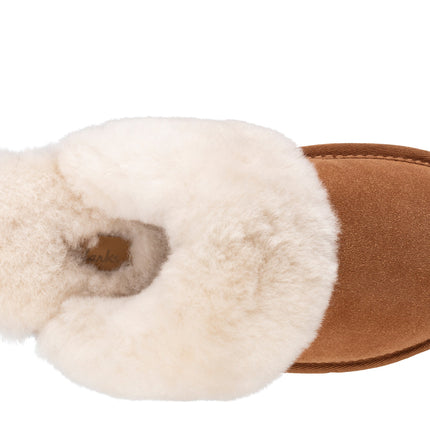 Clarks Warm Lux Tan Suede