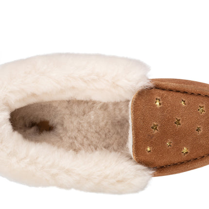Clarks Warm Shine Tan Suede