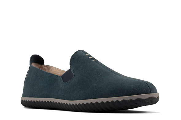 Clarks Home Cheer Teal Suede