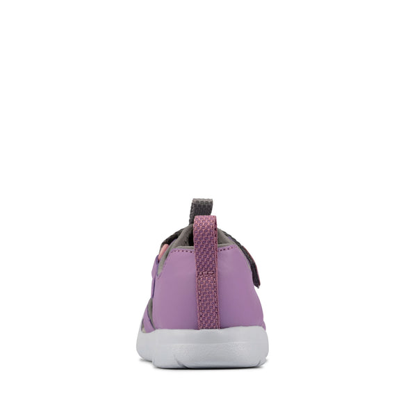 Clarks Ath Surf Toddler Lilac Synthetic