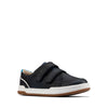 Clarks Fawn Solo Kid  Navy Leather