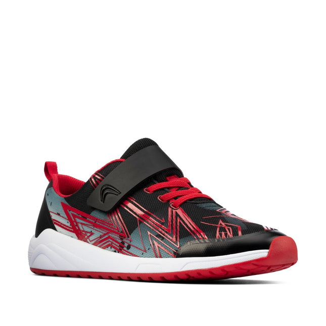Clarks Aeon Pace Youth Black Combi