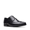 Clarks Howard Wing Black Leather