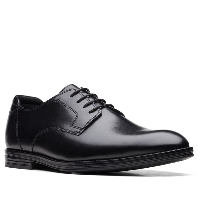 Clarks Citi Stride Walk Black Leather