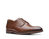 Clarks Citi Stride Walk Dark Tan Leather