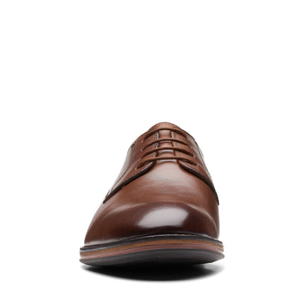 Clarks Citi Stride Walk Dark Tan Leather