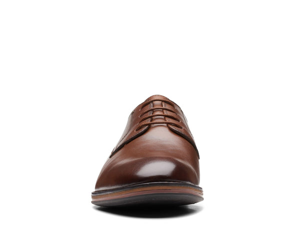 Clarks Citi Stride Walk Dark Tan Leather