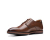 Clarks Citi Stride Walk Dark Tan Leather