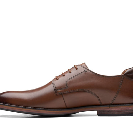 Clarks Citi Stride Walk Dark Tan Leather