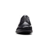 Clarks Howard Cap Black Leather - Standard Width