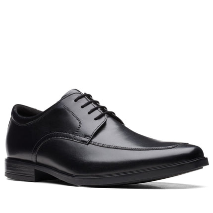 Clarks Howard Apron Black Leather