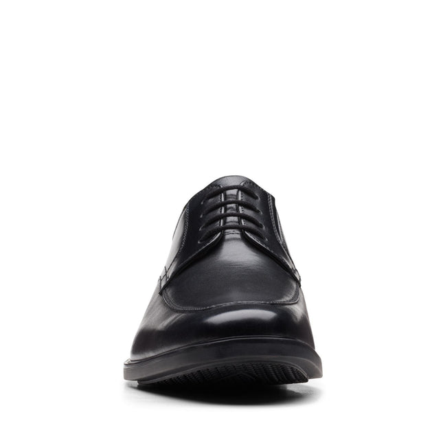 Clarks Howard Apron Black Leather
