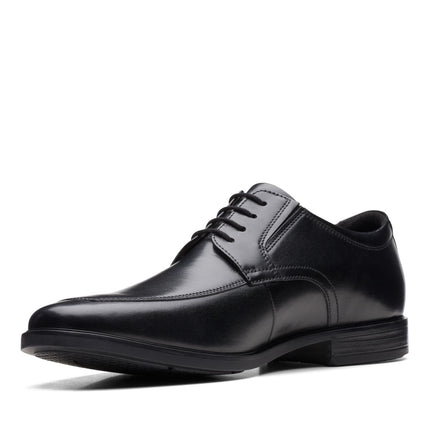 Clarks Howard Apron Black Leather
