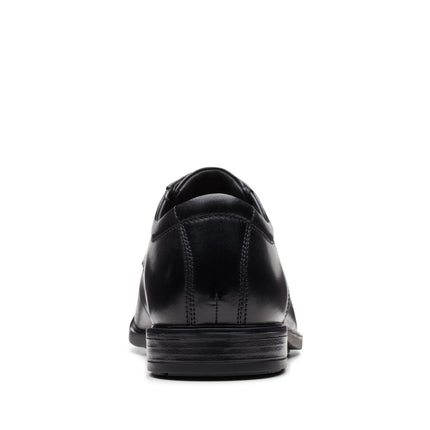 Clarks Howard Apron Black Leather