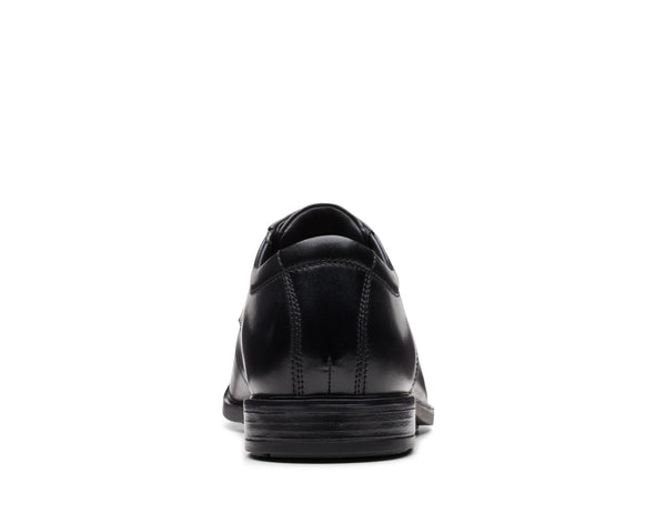 Clarks Howard Apron Black Leather