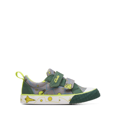 Clarks Foxing Lo Toddler Grey Interest