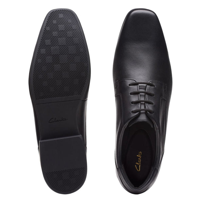 Clarks Sidton Lace Black Leather