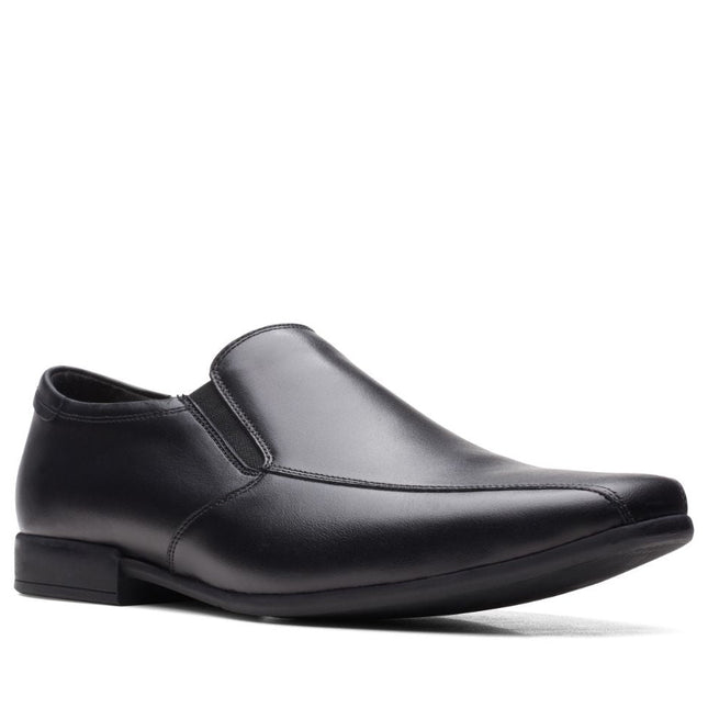 Clarks Sidton Edge Black Leather