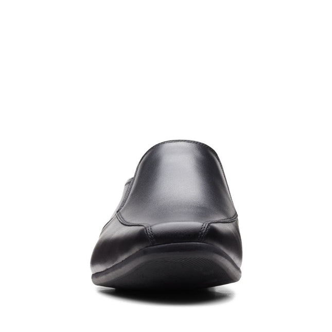 Clarks Sidton Edge Black Leather