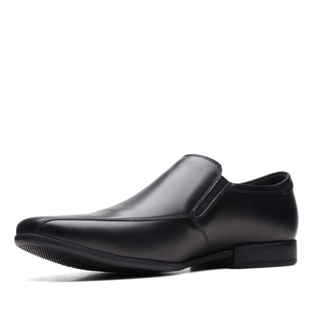 Clarks Sidton Edge Black Leather