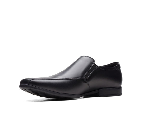 Clarks Sidton Edge Black Leather