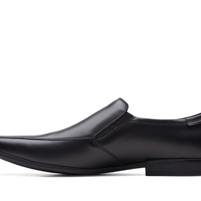 Clarks Sidton Edge Black Leather