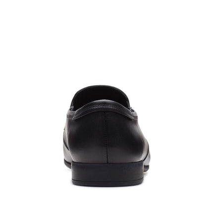 Clarks Sidton Edge Black Leather