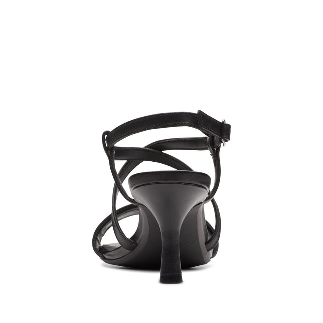Clarks Amali Buckle Black Leather