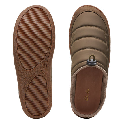Clarks Pilton Mule Dark Olive