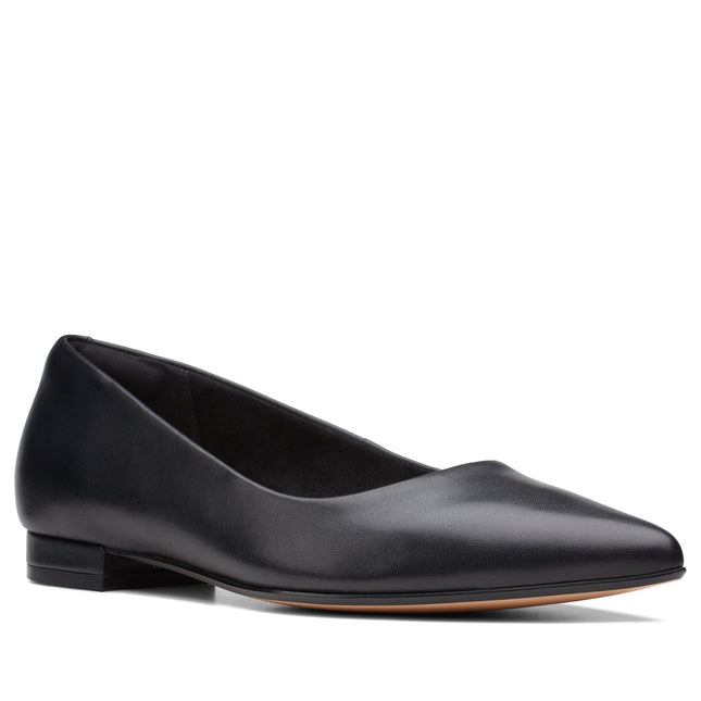 Clarks Laina15 Step Black Leather