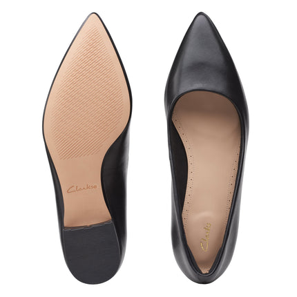 Clarks Laina15 Step Black Leather