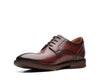 Clarks Un Hugh Lace Brown Leather - Standard Width