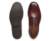 Clarks Un Hugh Lace Brown Leather - Standard Width