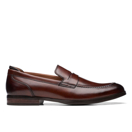 Clarks Bradish Ease Tan Leather