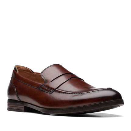 Clarks Bradish Ease Tan Leather