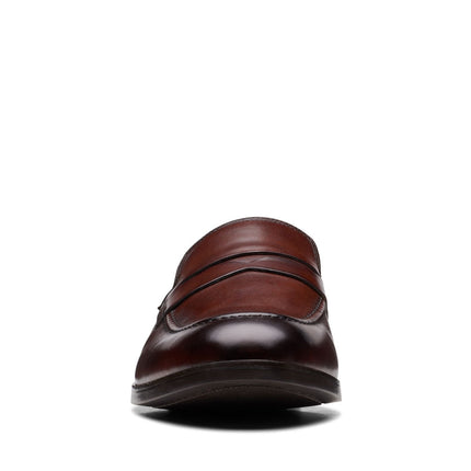 Clarks Bradish Ease Tan Leather