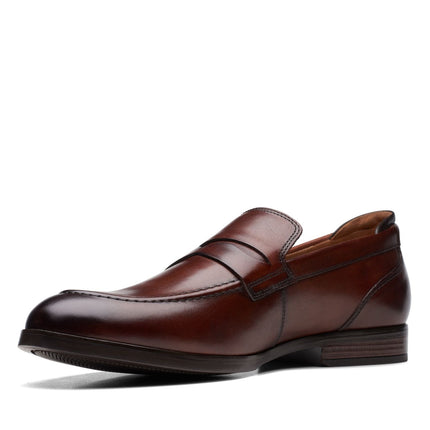 Clarks Bradish Ease Tan Leather