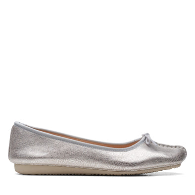 Clarks Freckle Ice Silver Metallic