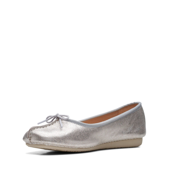 Clarks Freckle Ice Silver Metallic