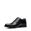 Clarks CraftArlo Lace Black Leather - Wide Width