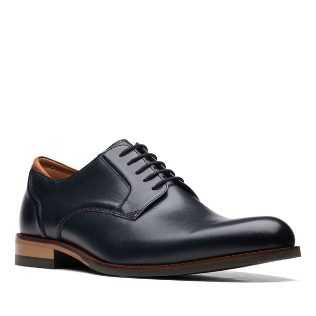 Clarks CraftArlo Lace Navy Leather