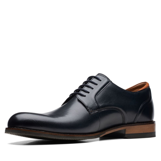 Clarks CraftArlo Lace Navy Leather