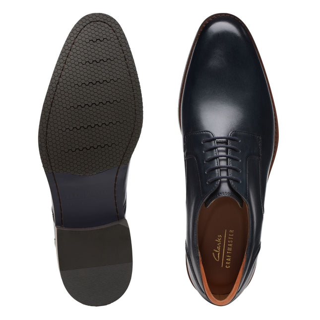 Clarks CraftArlo Lace Navy Leather