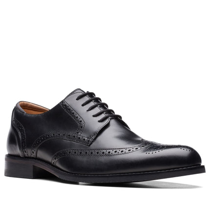 Clarks CraftArloLimit Black Leather - Wide Width