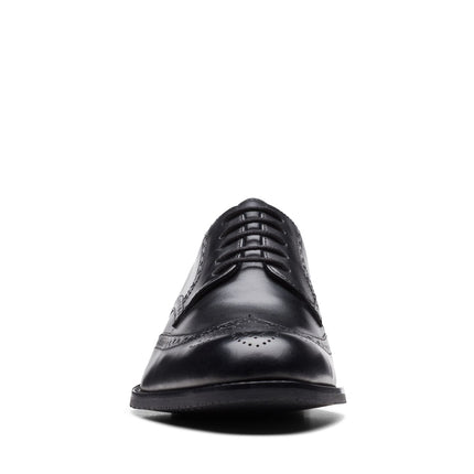 Clarks CraftArloLimit Black Leather - Wide Width