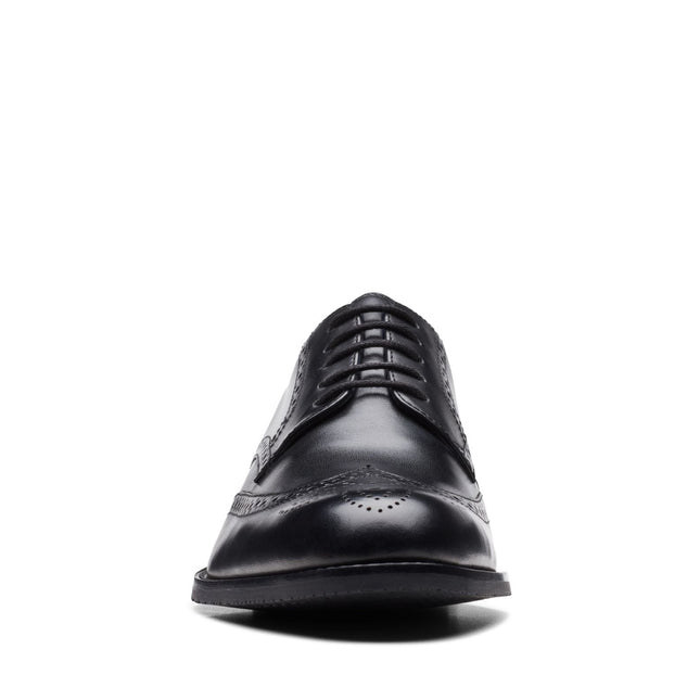 Clarks CraftArloLimit Black Leather - Wide Width